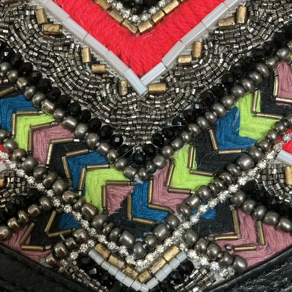 Rebecca Minkoff Multicolor Geometric Clutch
